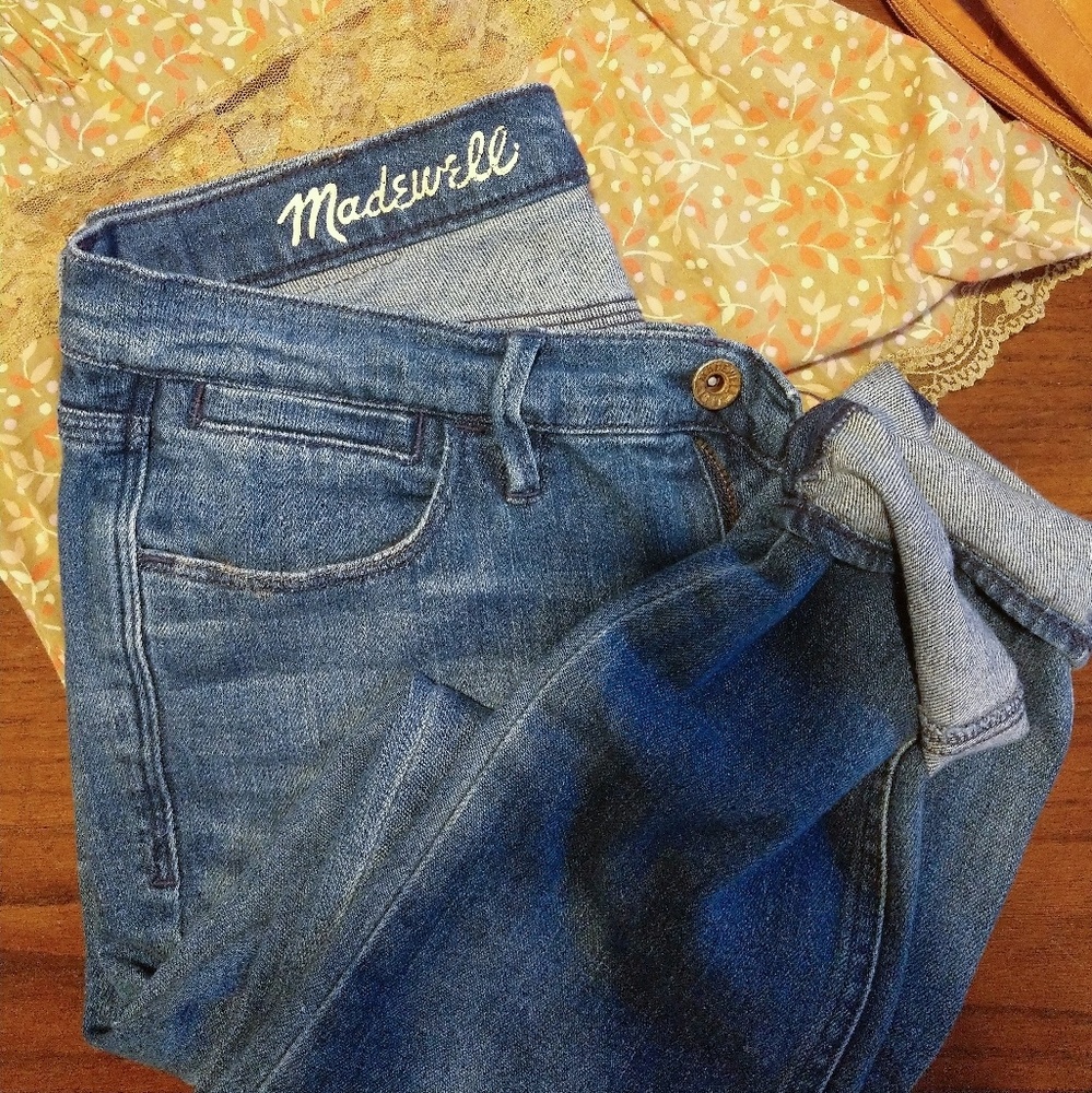 Madewell skinny skinny ankle jeans size 27 womens
